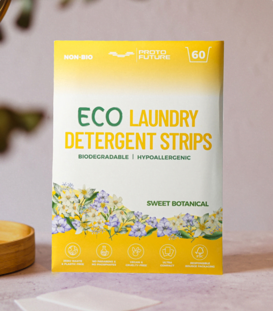 Tiras de detergente ecológico para ropa Sweet Botanical