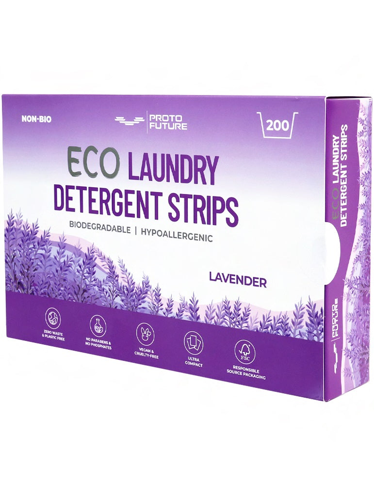 Öko-Waschmittelstreifen Lavendel
